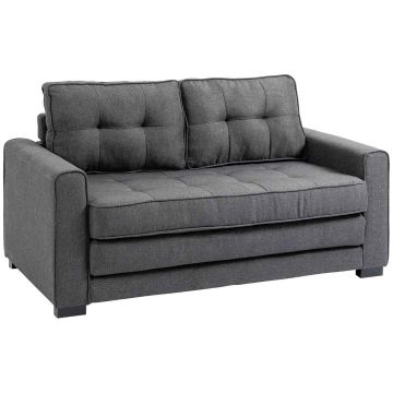 Sohvasänky Homcom 147,5x75x85cm, tummanharmaa