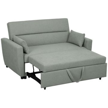 Sohvasänky Homcom 155x90x88,5cm, harmaa