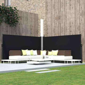 Side terrace curtain, Retractable, 300 × 18 × 160 cm