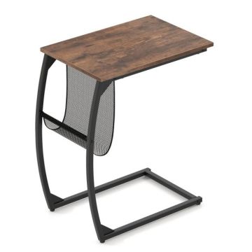 Coffee side table, C-shaped, 56 × 64 × 35 cm