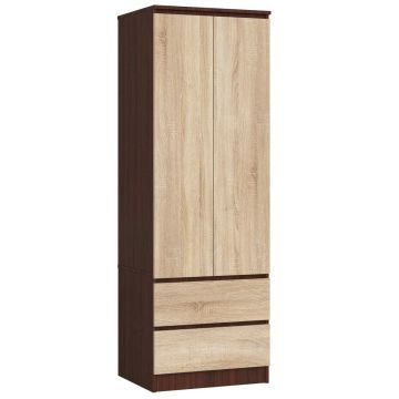 Шкаф AKORD STAR S 60, 2 ящика, разноцветный, 60 × 180 × 51 см