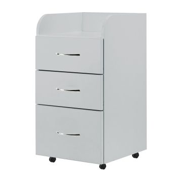 Тумба для салона красоты „ActiveShop“, 3 ящика, Серая