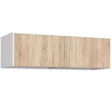 Vaatekaapin päällysosa AkordV2 S150, 2 ovea, 150 × 45 × 60 cm
