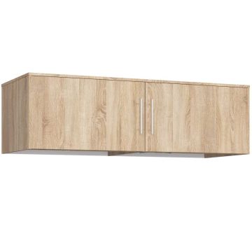 Vaatekaapin päällysosa AkordV2 S150, kaksiovinen, tammi, 150 × 45 × 60 cm