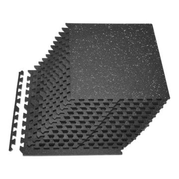 Liikuntamattojen sarja VEVOR HRD-XJD6614-24G, 24 kpl, 600 × 600 × 14 mm
