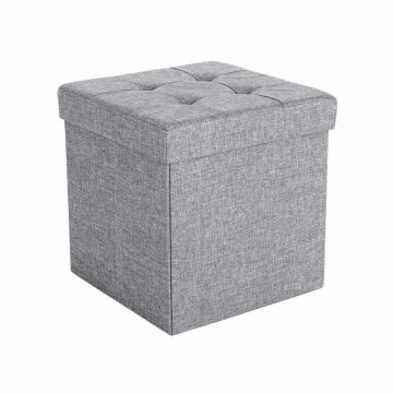 Pehmeä istuin taittuvalla päällisellä, harmaa