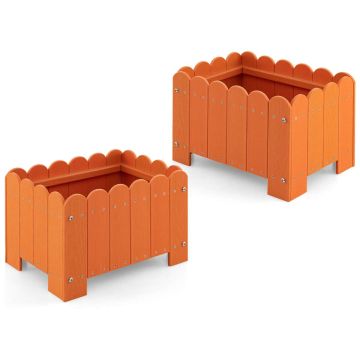 Suorakulmaiset ulkoruukut, 2 kpl, 45,72 × 31,75 × 30,48 cm