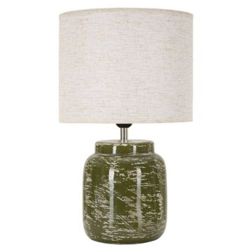 Table lamp, 1 bulb, Green