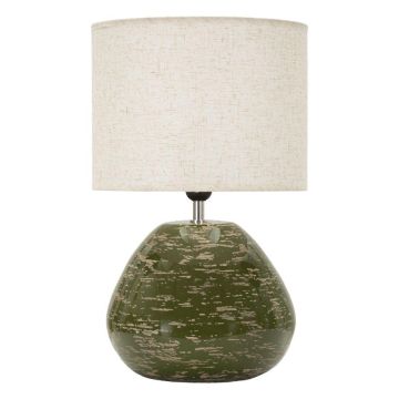 Table lamp, 1 light source, Green, 30 × 49 × 30 cm