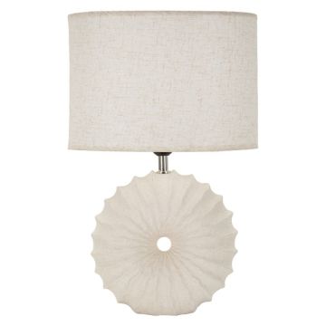 Table lamp Anemone, 1 light source, Sand, 32 × 49 × 24.5 cm
