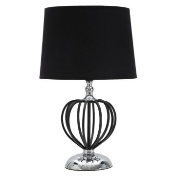 DARKY SILVER table lamp, 1 light source