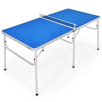 Pöytätennispöytä, 2 osaa, 60 × 30 × 30 tuumaa