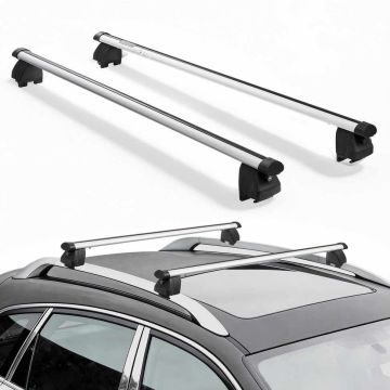 Kattotelineen poikittaistangot VEVOR HJ-RB021bar + RB015-120CM, 90 kg, 1200 × 95 × 126 mm