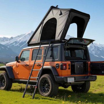 Kattoteltta VEVOR SY18, 2–3 henkilölle, 253,5 × 132 × 152 cm