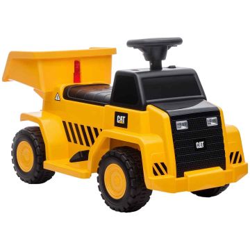 Työnnettävä lastenauto Homcom 74,5x36x43,5cm, keltainen/musta
