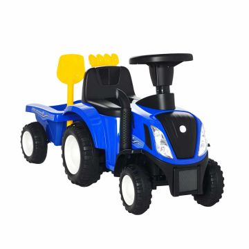 Työntöauto lapsille Homcom 91x29x44cm, sininen/musta