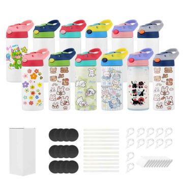 Sublimointimukit VEVOR G12H0T3B, 12 kpl, 355 ml, Ø 7 × 19,4 cm