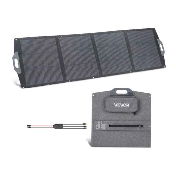 Taitettava aurinkopaneeli VEVOR S200, 200 W, 2230 × 610 × 55 mm
