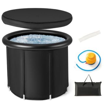 Folding bathtub, with inflator, 75 × 75 × 90 cm