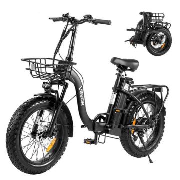 Taittosähköpyörä VEVOR VES623, 250 W, 25 Ah, 173,5 × 64 × 131 cm