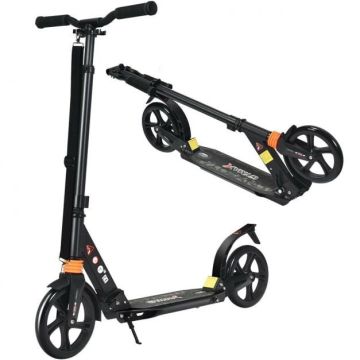Folding scooter, 3 height levels, 97.79 × 88.9–104.14 × 44.45 cm