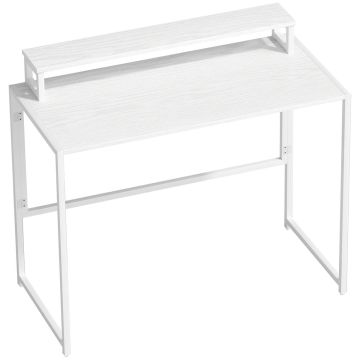 Sulankstomas stalas su nuimamu stovu, 100 x 48 x 87,5 cm, baltas