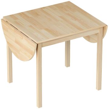 Kokoontaitettava ruokapöytä, 4–6 henkilölle, 140 × 75 × 70 cm