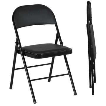 Kokoontaitettavat tuolit, 2 kpl, 45 × 78 × 46 cm