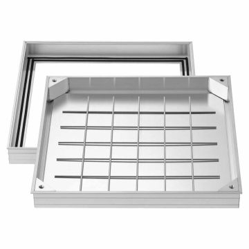 Kaivonkansi kehyksellä VEVOR ZD004-SZ, Upotettu, 500 × 500 mm