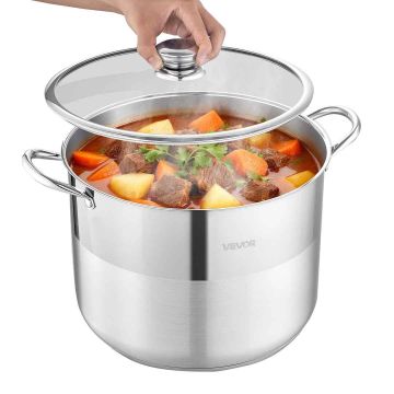 Кастрюля для бульона VEVOR HZ-V20T, 15,1 л, Ø 32 × 30 см
