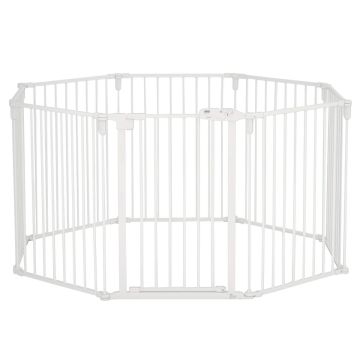 Вольер для собак PawHut 482,5x76см, белого цвета
