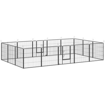 Koira-aitaus, 16 paneelia, 320 × 320 × 80 cm