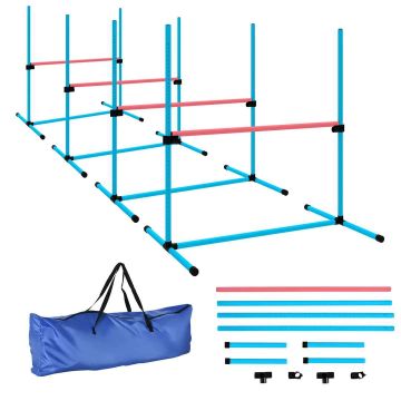 Koirien agility-setti, 4-osainen, 99 × 94 × 65 cm