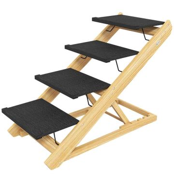 Koiranportaat PawHut 83x40x62.5cm., vaaleanruskea/musta