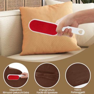 Dog Ramp, 4 Steps, Brown, 72 × 41 × 51 cm