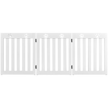 Dog gate, 3 parts, 151.5 × 60 × 1.5 cm
