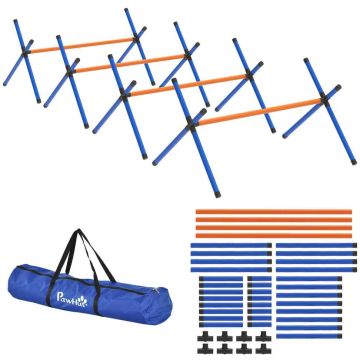 Koirien agility-setti, 4-osainen, 87 × 56 × 41 cm