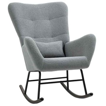 Keinutuoli Homcom 67x95x100cm, harmaa/musta väri