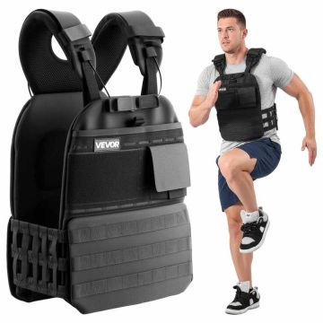 Painoliivi VEVOR JS-VEST010, enimmäiskuormitus 18 kg, 58 × 33 × 9 cm