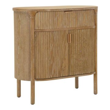 GOTEBORG living room cabinet, with drawer, Brown, 81 × 82 × 46 cm