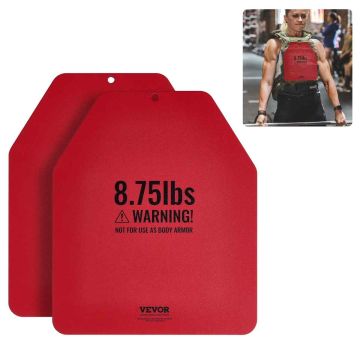 Painoliivin levyt VEVOR JSPB-8.75LB, 2 kpl, 295 × 248 × 8 mm