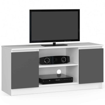 TV-taso RTV K120, valkoinen/harmaa