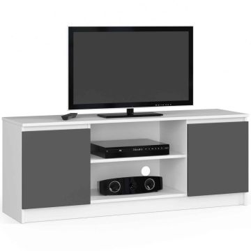 TV-taso RTV K120, valkoinen/harmaa