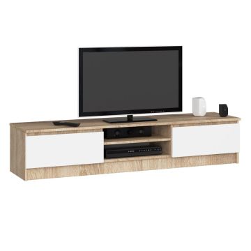 TV-taso RTV K120, tammi/valkoinen