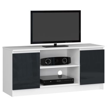 TV-taso RTV K120, valkoinen/tummanharmaa