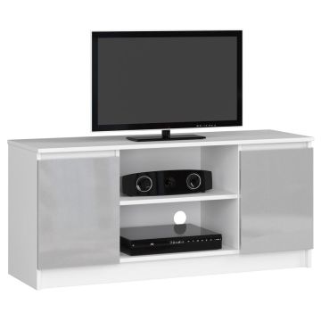 TV-taso RTV K120, valkoinen/harmaa
