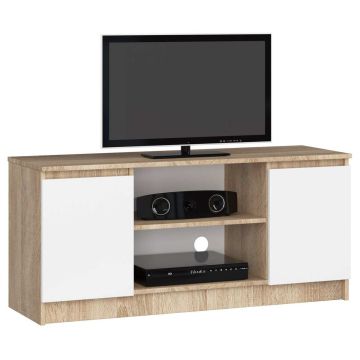 TV-taso RTV K120, tammi/valkoinen