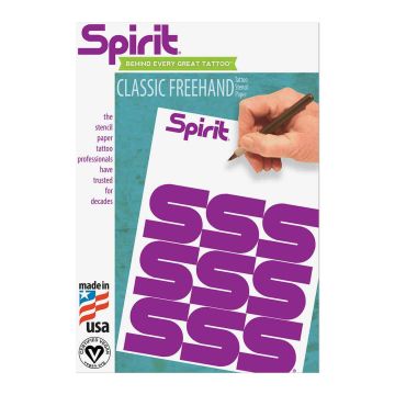 Tatuointien siirtopaperi Spirit® Freehand, 100 arkkia
