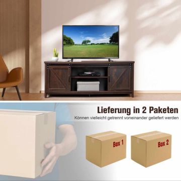 TV stand, 2 sliding doors, 150 × 60 × 40 cm