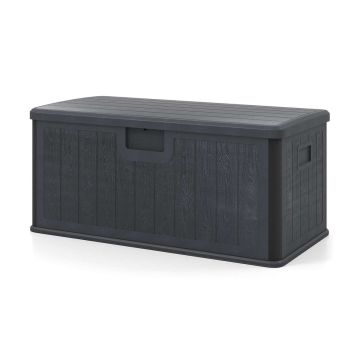 Terrace storage box, 380 l, Grey, 130 × 64 × 59 cm